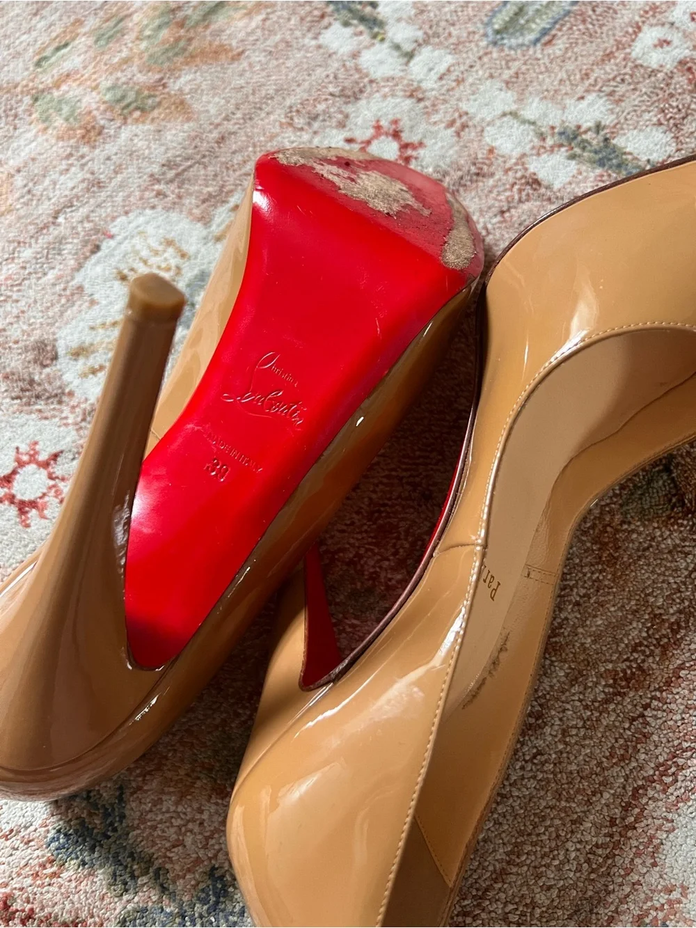 New Very Privé 120MM Patent Leather Pumps  Christian Louboutin